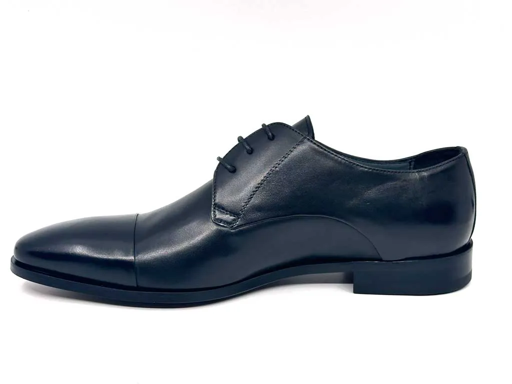 Theo Black Derby Dress Shoes