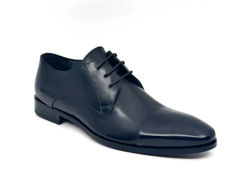 Theo Black Derby Dress Shoes