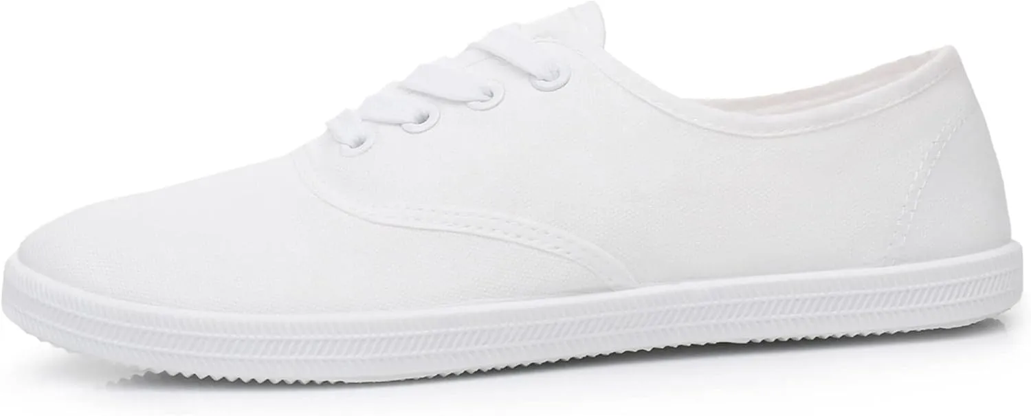 VenusCelia Women's Rainbow Lace Up Sneaker Shoes