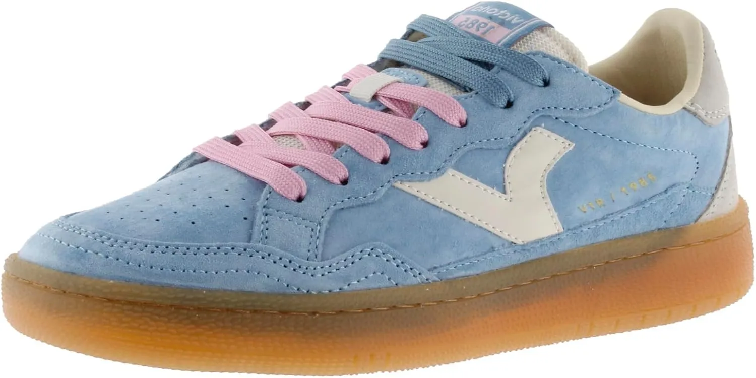 victoria Unisex Smash Suede Sneaker, Azul, 9 US Women
