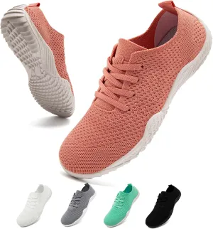 WCIDFY Barefoot Women Zero Drop Running Shoes Non Slip Minimalist Tennis Shoes Lightweight Wide Toe Walking Sneaker