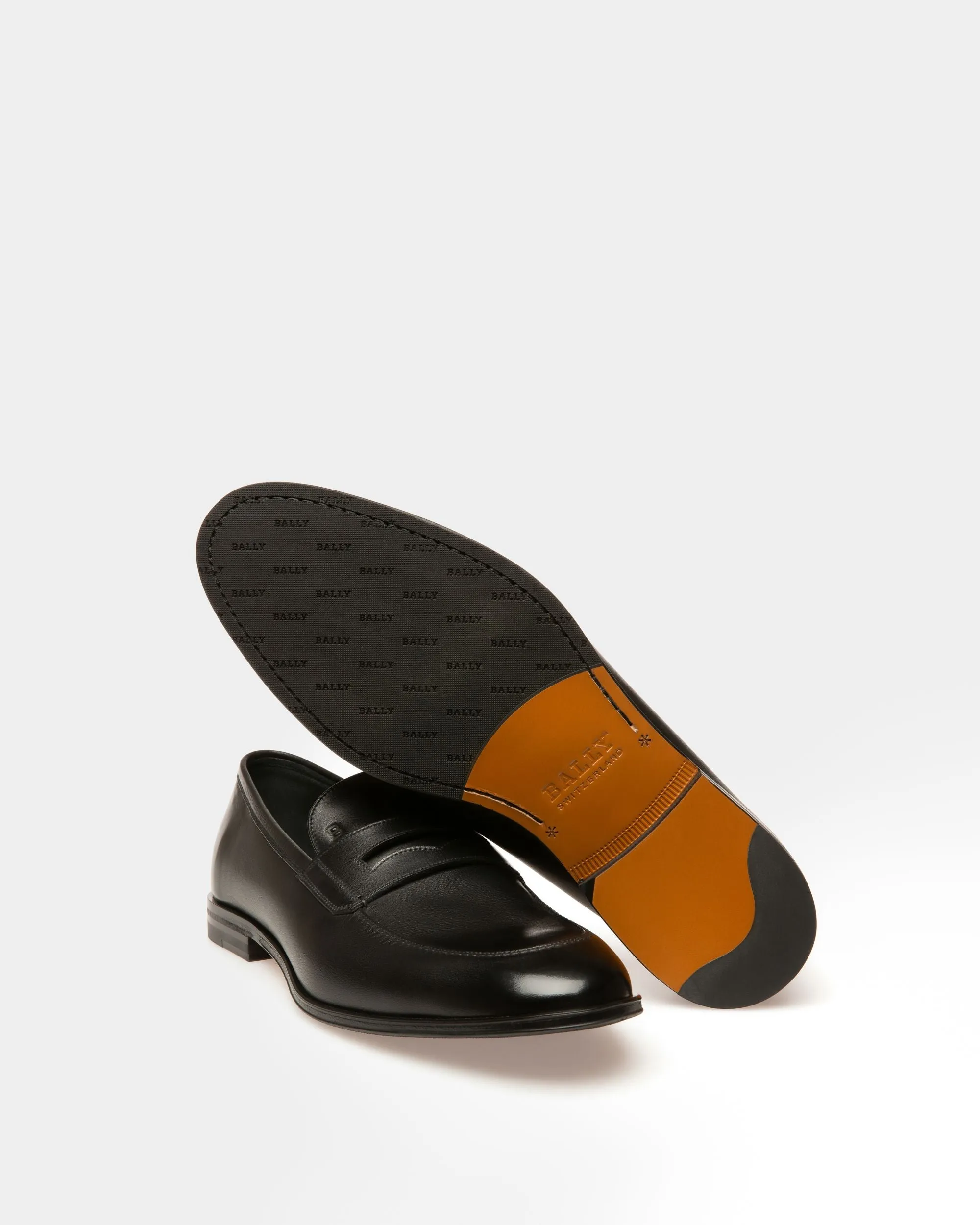 Webb Leather Loafers In Black