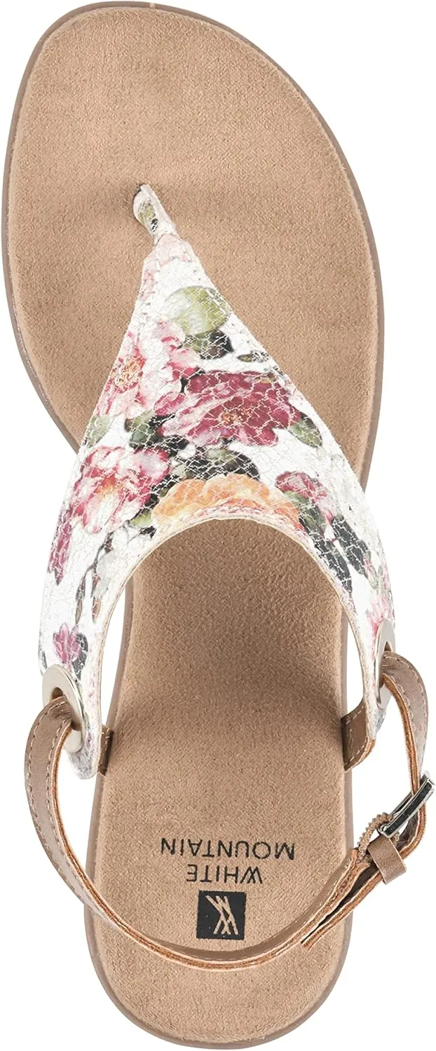 WHITE MOUNTAIN Women's London Flat Sandal