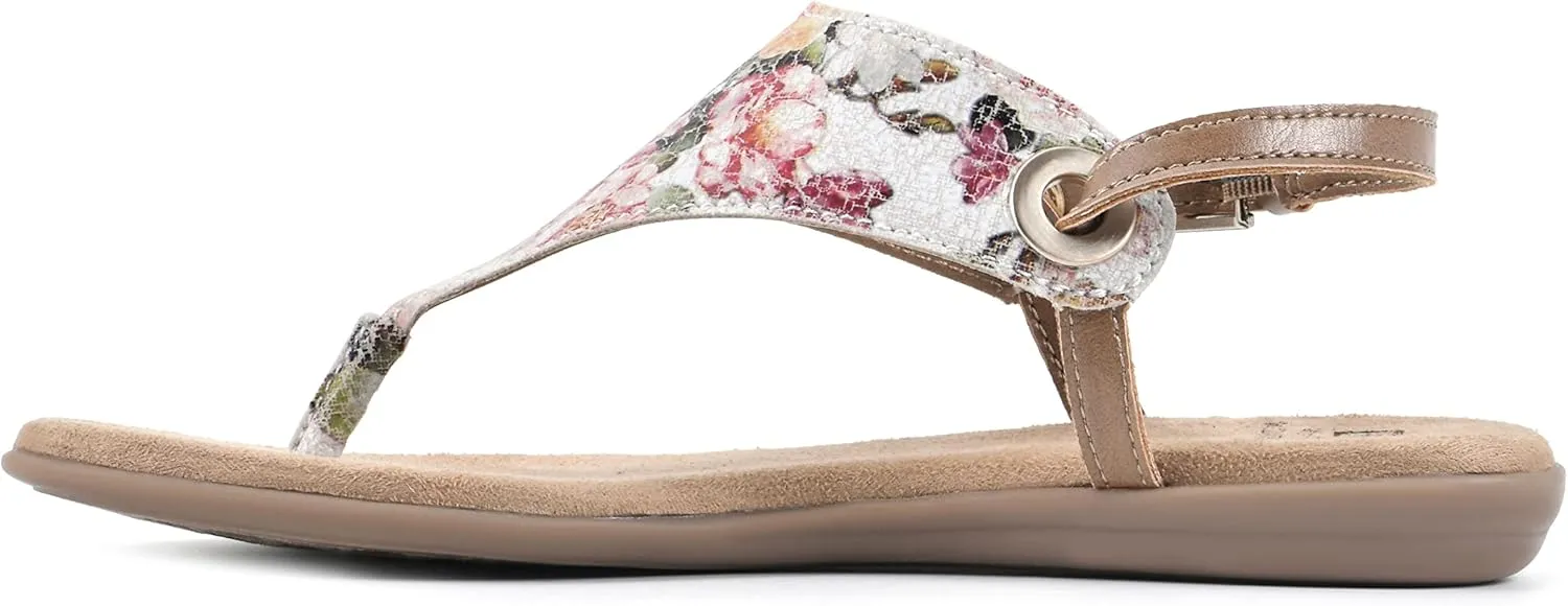 WHITE MOUNTAIN Women's London Flat Sandal