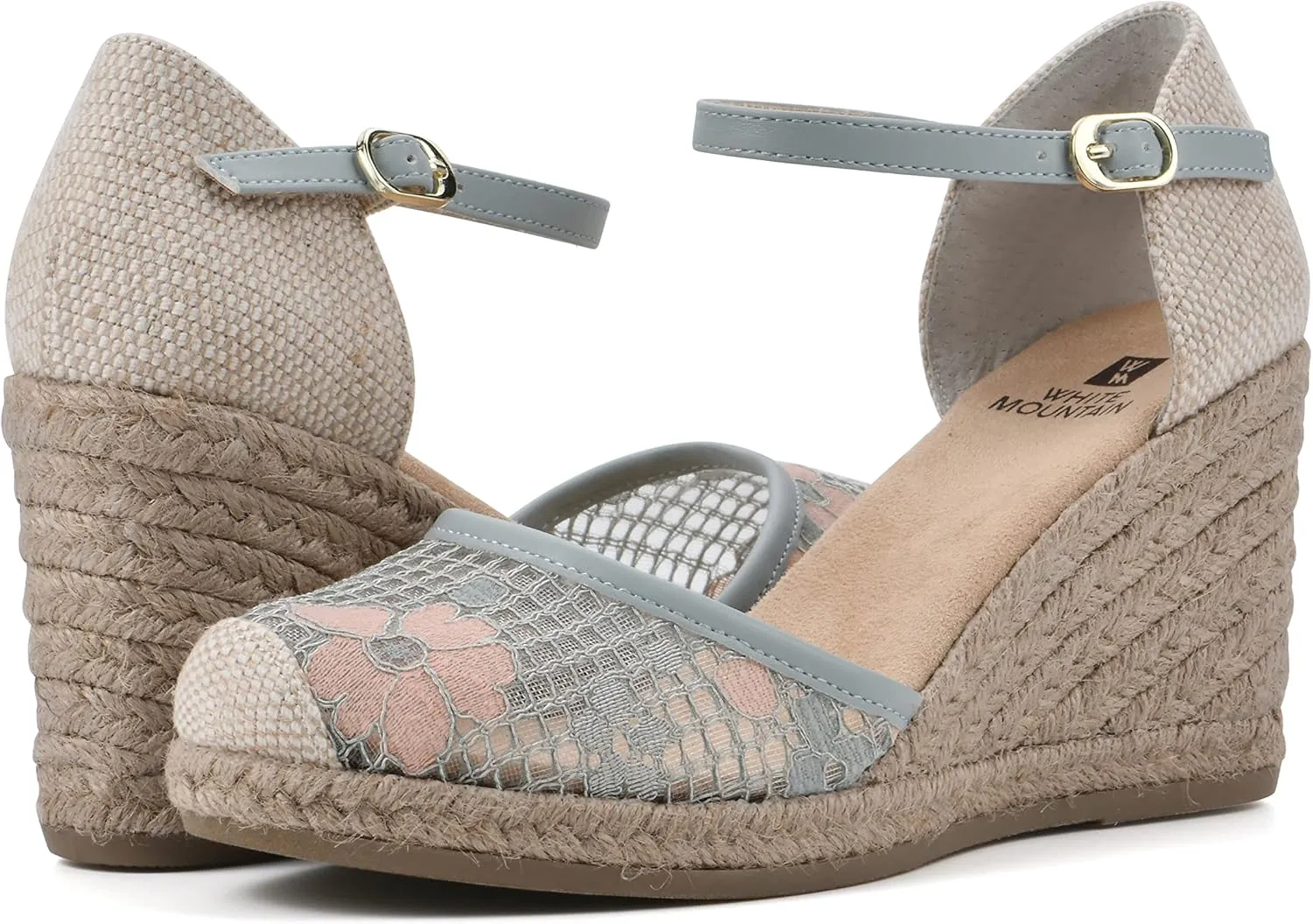 WHITE MOUNTAIN Women's Mamba Espadrille Wedge Sandal
