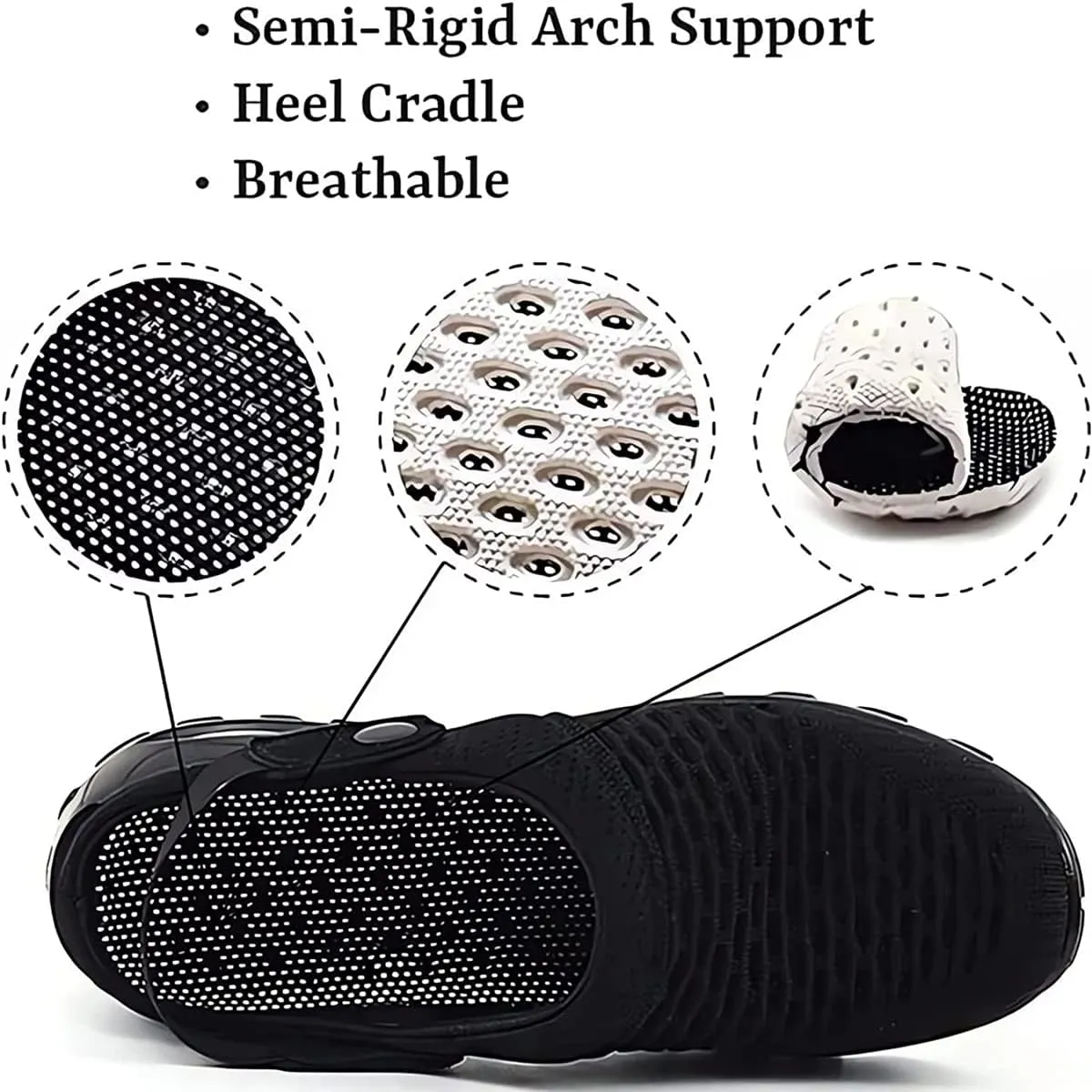 Women Diabetic Walking Air Cushion Slip-On Orthopedic Sandals,2023 New Air Cushion Platform Mesh Sneaker Sandals with Arch Support (8.5,Blue)