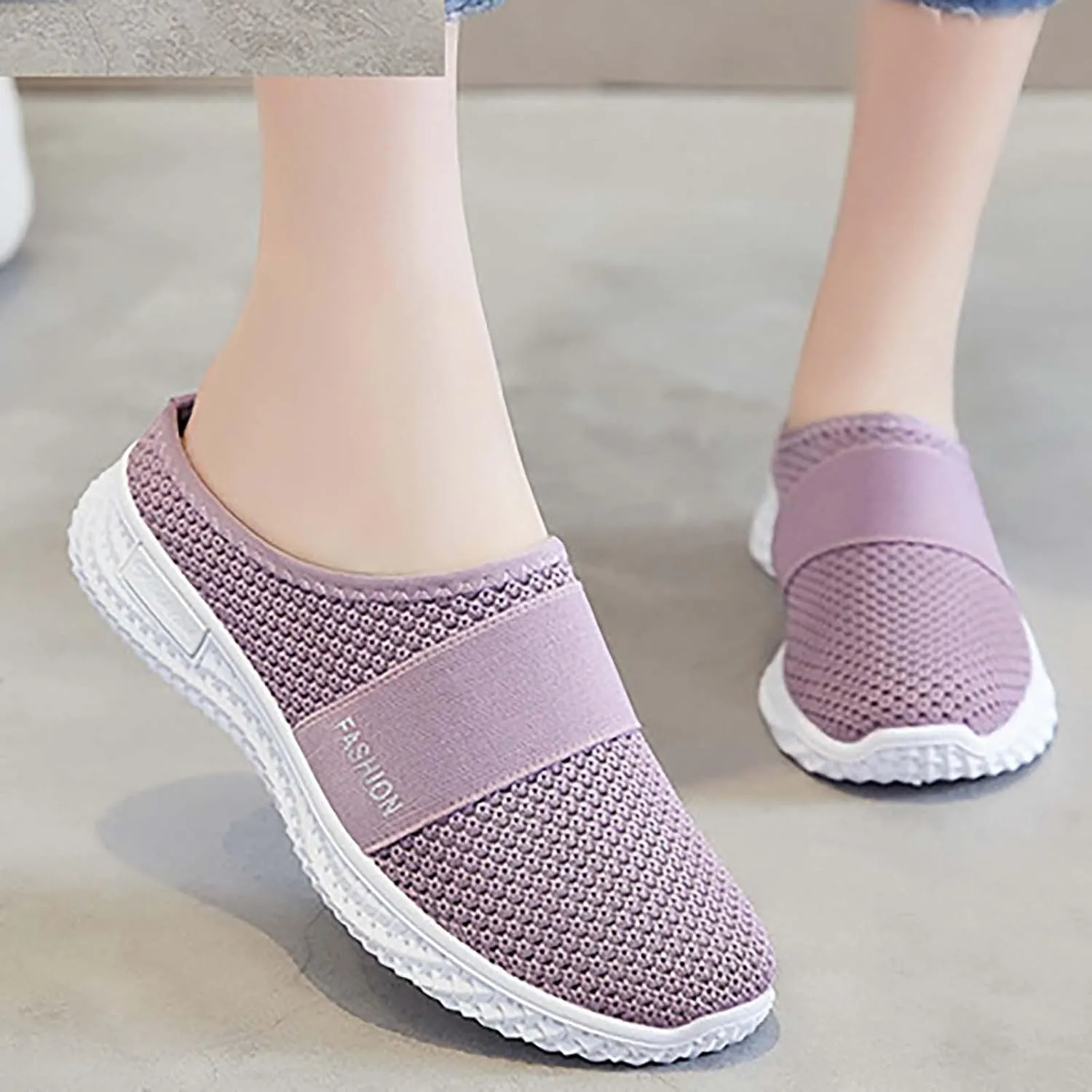 Womens Breathable Mesh Walking Mules Sneakers Mens Casual Shoes Cute Men's Casual Shoes Men's Fashion Sneakers Brown Tennis Shoe Loafers Dress Shoe