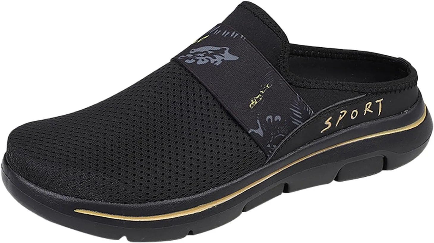 Womens Breathable Mesh Walking Mules Sneakers Mens Dress Shoes Arch Support Men Shoes Casual Dress Sneakers Slip On Tennis Shoe Loafers Casual Slip On
