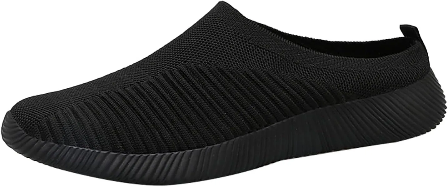Women's Casual Slip on Half Shoes Breathable Walking Shoes Women Food Service Women Shoes Casual Women Shoes Sneakers Black Tennis Shoe Loafers Shoe