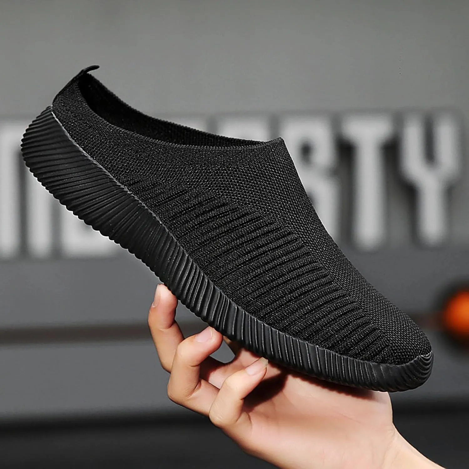 Women's Casual Slip on Half Shoes Breathable Walking Shoes Women Food Service Women Shoes Casual Women Shoes Sneakers Black Tennis Shoe Loafers Shoe