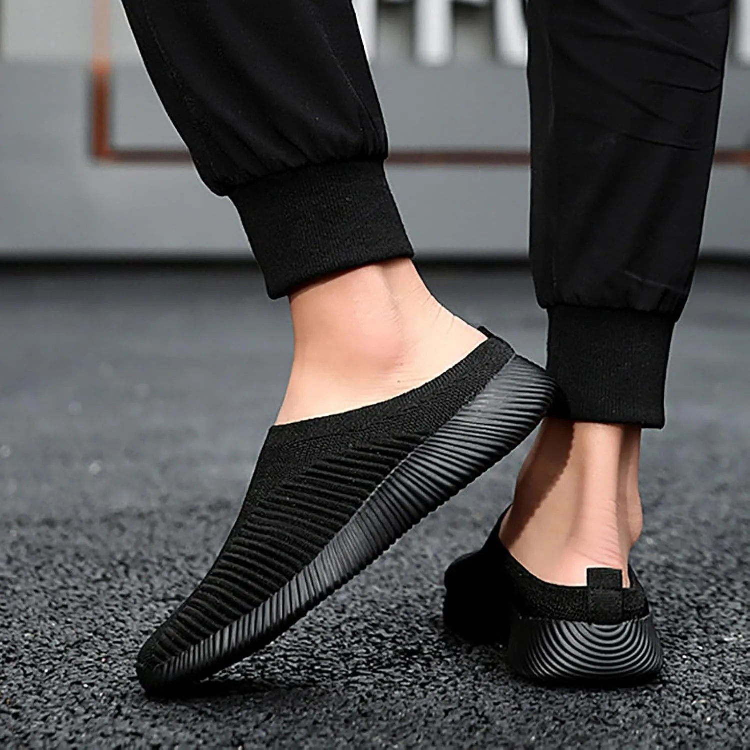Women's Casual Slip on Half Shoes Breathable Walking Shoes Women Food Service Women Shoes Casual Women Shoes Sneakers Black Tennis Shoe Loafers Shoe