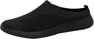 Women's Casual Slip on Half Shoes Breathable Walking Shoes Women Food Service Women Shoes Casual Women Shoes Sneakers Black Tennis Shoe Loafers Shoe