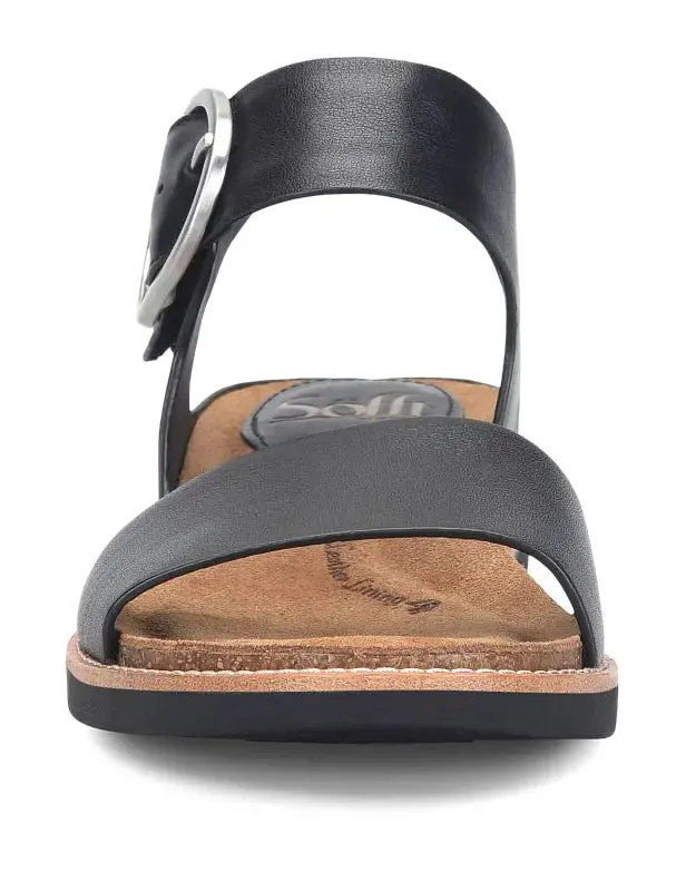 Women’s Sofft Bali – Adjustable Leather Sandal with Buckle Detail