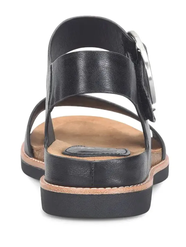 Women’s Sofft Bali – Adjustable Leather Sandal with Buckle Detail