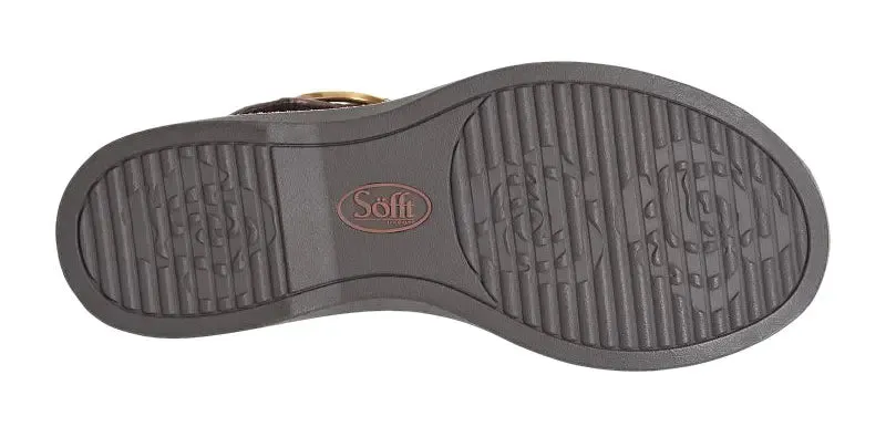 Women’s Sofft Bali – Adjustable Leather Sandal with Buckle Detail