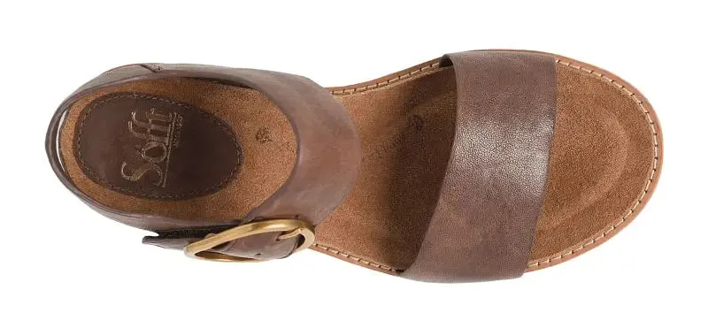 Women’s Sofft Bali – Adjustable Leather Sandal with Buckle Detail