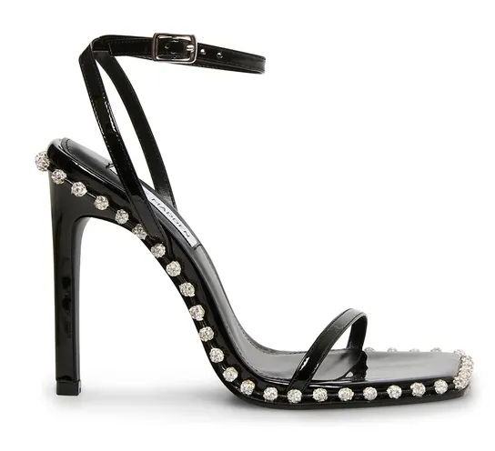 Zelle Rhinestone Trim Heels
