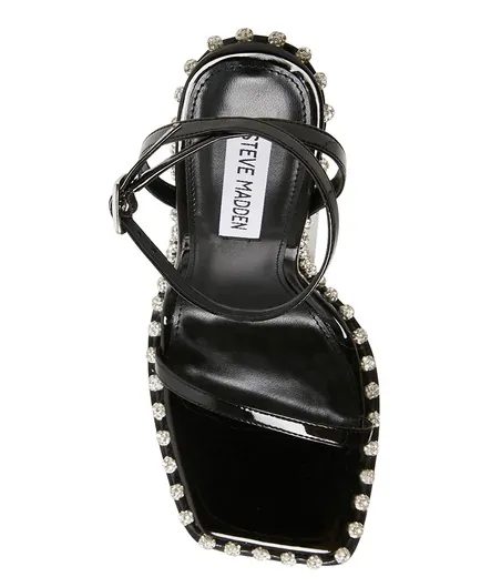 Zelle Rhinestone Trim Heels