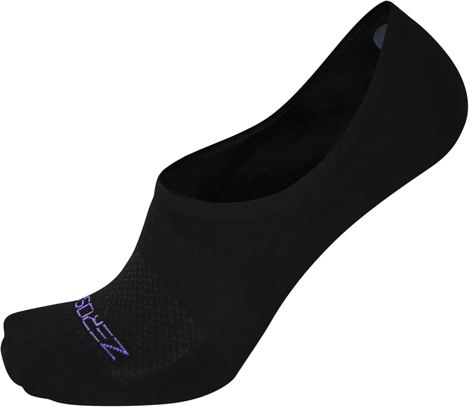 ZeroSock Womens Bamboo Ankle Wraith Hidden Ankle Sock With Mesh Ventilation, Anti-Tear Double Thread Bottoms