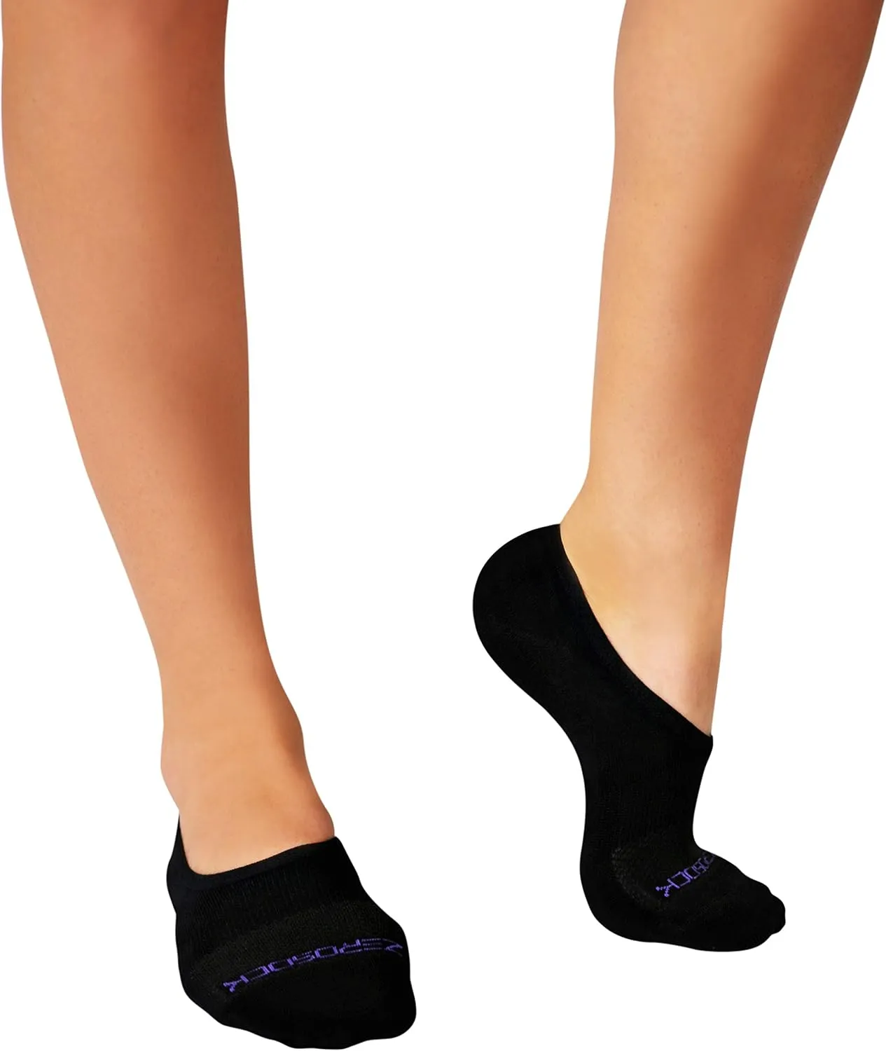 ZeroSock Womens Bamboo Ankle Wraith Hidden Ankle Sock With Mesh Ventilation, Anti-Tear Double Thread Bottoms