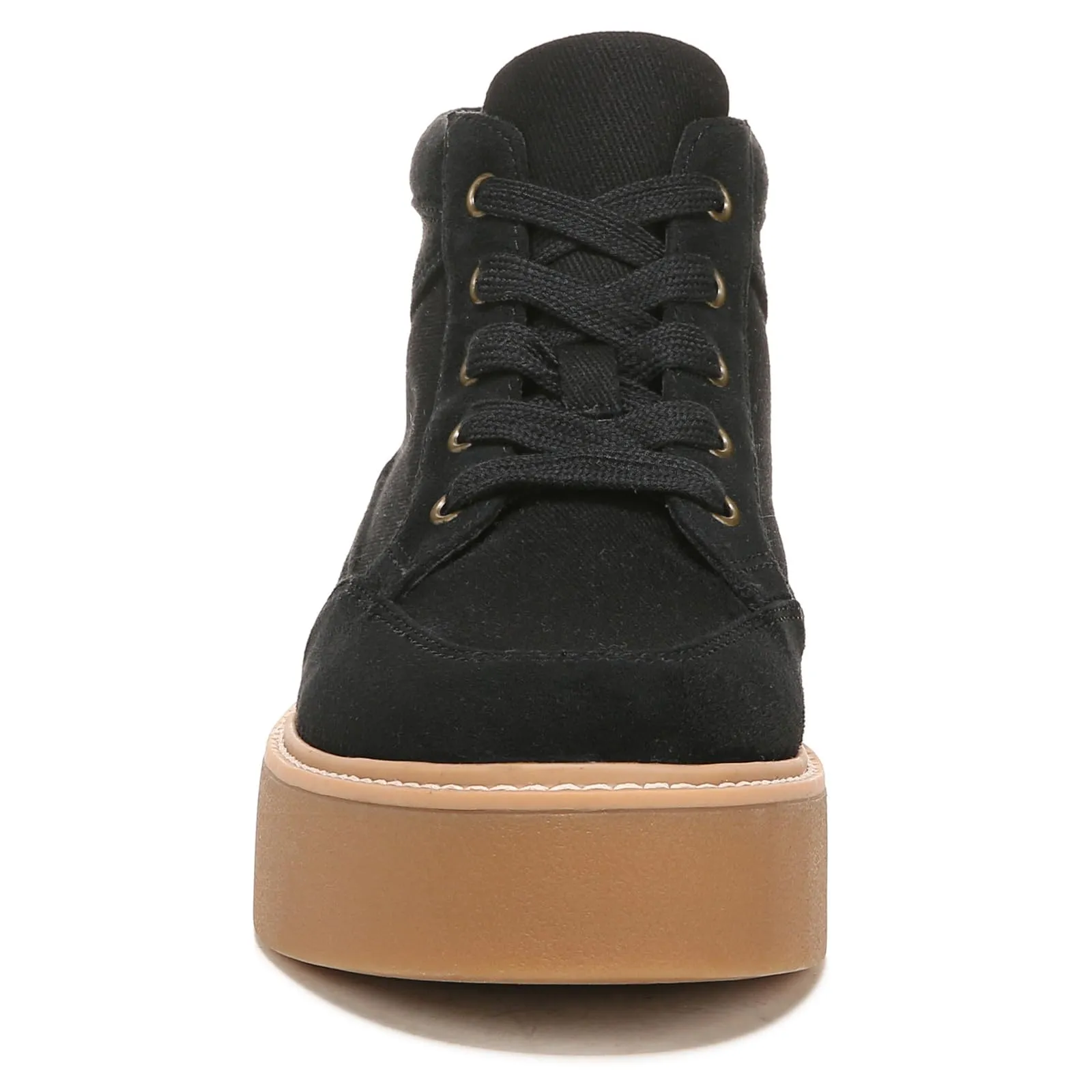 ZODIAC Womens Siona Lace Up Sneaker Black Fabric 10 M
